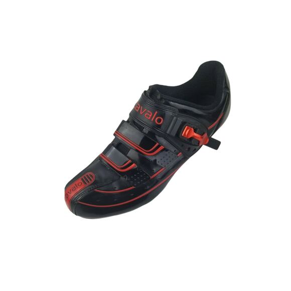 Cavalo Cycling Carbon Fiber Shoes Black and Red Size 45 US Size 11/11.5 main image 8